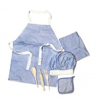 Mini Chef's Set 7 Piece, Pink or Blue